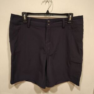 Willit Women's Navy Blue Performance Cargo Shorts Sz 10 Golf Outdoor Athleisure